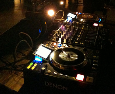 mobile dj booth setup